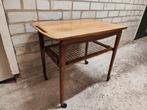 Poule Jensen voor Selig, Deense teakhouten trolley, jr. '60, Ophalen, Gebruikt, 50 tot 100 cm, Teakhout