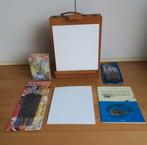 Talens houten schildersezel tafelmodel met lade +accessoires, Ophalen of Verzenden, Zo goed als nieuw, Ezel