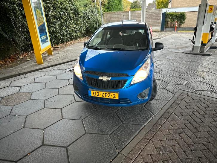 Chevrolet Spark 1.0 Bifuel 2013 Blauw, Auto's, Chevrolet, Particulier, Spark, Benzine, B, Hatchback, Handgeschakeld, Origineel Nederlands