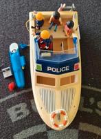 Playmobiel politieboot, Ophalen of Verzenden, Gebruikt