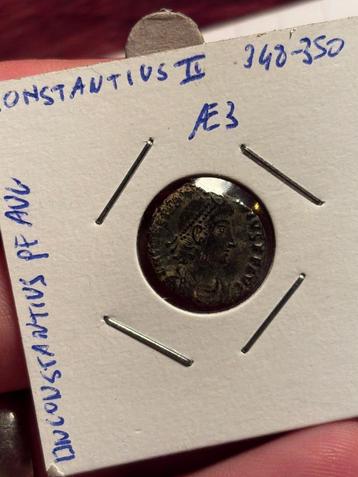 Romeinse munt - constantius II beschikbaar voor biedingen