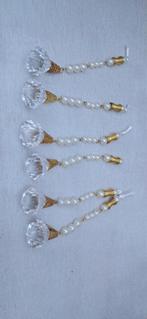 Decoratieve hangers met kristal en parels, Antiek en Kunst, Ophalen of Verzenden