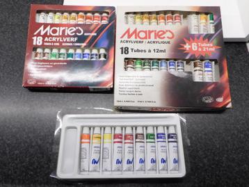 Hobby verf 3 dozen Marie's Acrylverf Nieuw beschikbaar voor biedingen