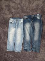 2 spijkerbroeken 3/4, Kleding | Dames, Spijkerbroeken en Jeans, Ophalen of Verzenden, Zo goed als nieuw, Blauw, W30 - W32 (confectie 38/40)