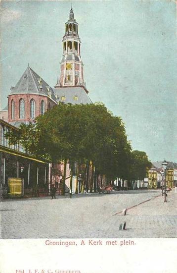 (380-110-011) Groningen A Kerk met Plein beschikbaar voor biedingen