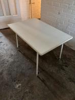Te koop witte Camping tafel 70x105 cm 👍🏻, Ophalen, Kunststof, Gebruikt, 100 tot 150 cm