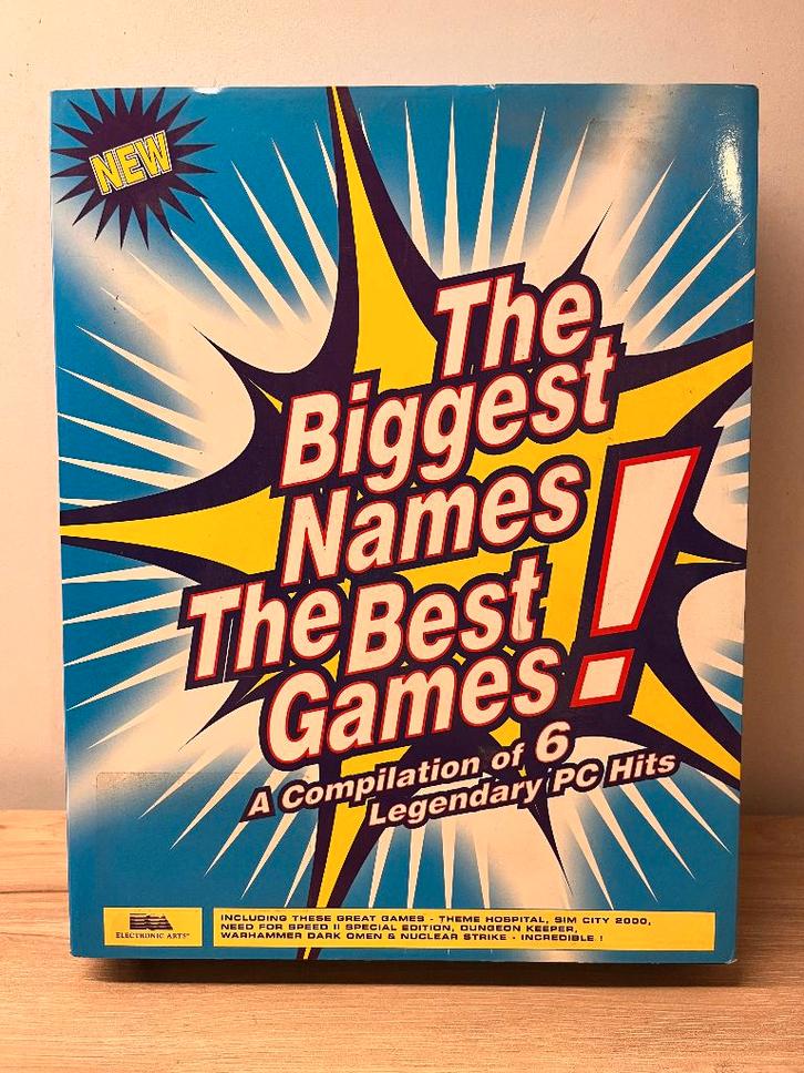 PC Big Box | The Biggest Names! The Best Games!, Spelcomputers en Games, Games | Pc, Zo goed als nieuw, 1 speler, Vanaf 3 jaar