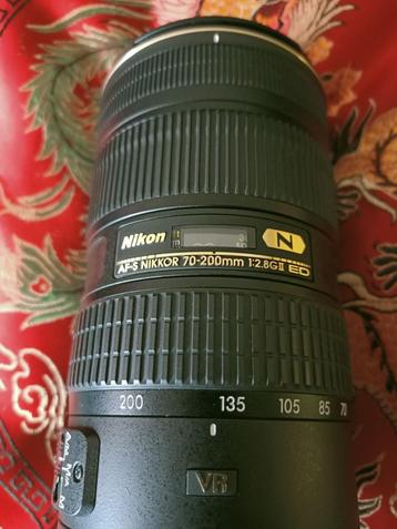 Nikon 70-200mm f/2.8 VR II 70-200/2.8 VR II AF S G NIEUW NEW beschikbaar voor biedingen