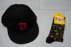 Nieuwe zwarte cap pet biermerk Duvel en nieuwe Duvel sokken, Verzamelen, Biermerken, Ophalen of Verzenden, Nieuw, Kleding, Duvel
