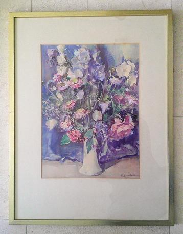 Bloemenweelde in vaas - M.L. Middelhoek 1898-1986 beschikbaar voor biedingen