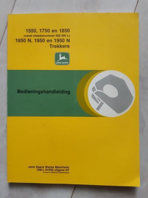 Gebruikershandleiding John Deere 1550, 1750, 1850, 1950 (N), Auto diversen, Handleidingen en Instructieboekjes, Ophalen of Verzenden