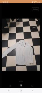 Overhemd - Wit met Stippen, Kinderen en Baby's, Kinderkleding | Maat 158, WE, Overhemd of Blouse, Ophalen of Verzenden, Zo goed als nieuw