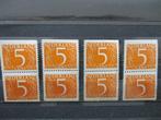 Nederland  465G + 465H  Pfr  4X  Cijfer   1946  B1, Postzegels en Munten, Postzegels | Nederland, Verzenden, Na 1940, Postfris