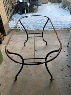 Smeedijzeren onderstel tuintafel 180x90, Ophalen, Gebruikt, Rechthoekig, Metaal