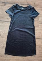 Zwarte HEMA Velours Jurk Maat 110/116, Kinderen en Baby's, Kinderkleding | Maat 116, Meisje, Ophalen of Verzenden, Zo goed als nieuw