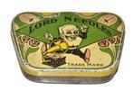 blik naaldenblikje Lord Needle tin kabouter gramophone tin, Verzamelen, Blikken, Ophalen of Verzenden, Gebruikt, Overige