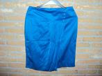 Rok blauw plooien knopen College Style maat S / 36, Blauw, Knielengte, College Style / Classic, Ophalen of Verzenden