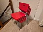 4 stuks ikea herman, Ophalen, Gebruikt, Rood, Vier