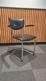 gispen 3011 in goede vintage staat, Huis en Inrichting, Stoelen, Ophalen, Gebruikt, Zwart, Eén