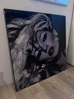 Kate Moss schilderij, Ophalen of Verzenden, Zo goed als nieuw, Schilderij, 75 tot 100 cm