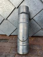 Zinken regenton vuller met klep en bladvanger, Doe-het-zelf en Verbouw, Buizen en Afvoer, Ophalen, Gebruikt, Zink, Minder dan 2 meter