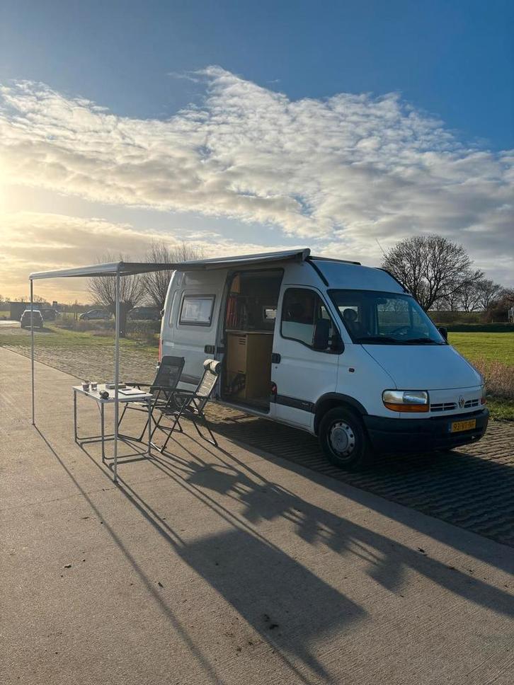 Renault Master 3.3 TD camper uit 2001, Caravans en Kamperen, Campers, Particulier, tot en met 3, Buscamper of Camperbus, Overige merken