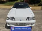 Ford Mustang Cabriolet Foxbody | 1989 | Route 66 Auctions, Auto's, Overige carrosserieën, Zwart, Bedrijf, Handgeschakeld