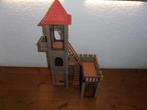 Zgan Playmobil ridder kasteel gevangenis toren., Ophalen of Verzenden, Zo goed als nieuw, Complete set