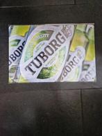 Tuborg reclamebord, Ophalen of Verzenden, Nieuw, Reclamebord