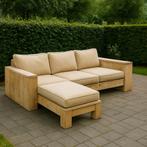 Lounge bank van steigerhout inclusief nano-coating, 4 zitplaatsen, Steigerhout, Nieuw, Ophalen of Verzenden