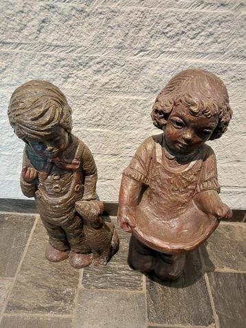 beeld beelden jongen meisje kunst decoratie woonkamer beschikbaar voor biedingen