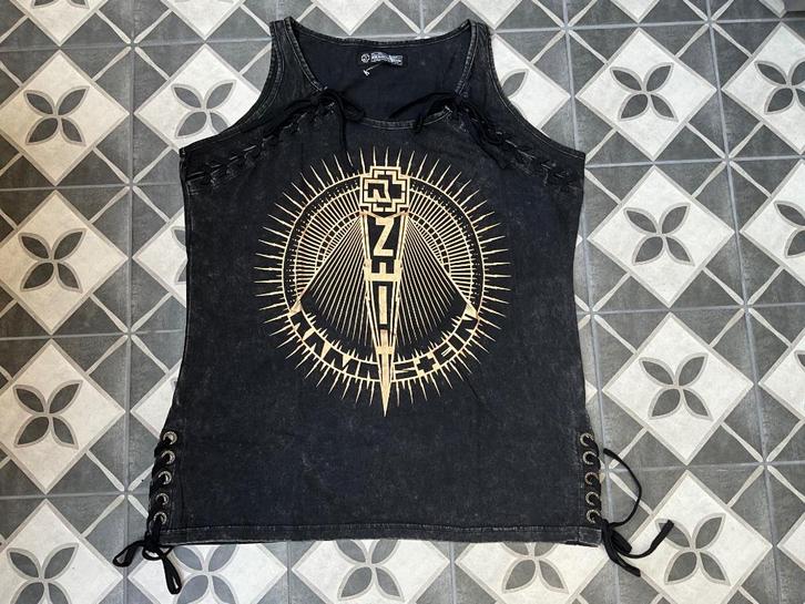 Top donkergrijs van Rammstein Maat XL, Verzamelen, Muziek, Artiesten en Beroemdheden, Nieuw, Kleding, Ophalen of Verzenden