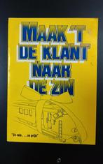 Ns folder Maak 't de klant naar de zin, Verzamelen, Spoorwegen en Tramwegen, Ophalen of Verzenden