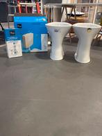 Toiletpot vlak spoeler met reservoir en vlotter, Doe-het-zelf en Verbouw, Sanitair, Ophalen, Nieuw, Toilet