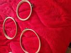 3 borduurringen verschillende maten, Ophalen of Verzenden, Gebruikt, Materiaal