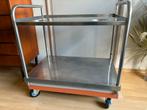 Trolley. Serveer wagen RVS., Ophalen of Verzenden, Gebruikt, Gas