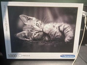 Clementoni Puzzel 1000 Stuks Kitten beschikbaar voor biedingen