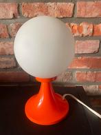 Space Age Oranje Tafellamp, jaren 60, Ophalen of Verzenden, Zo goed als nieuw, Kunststof, Minder dan 50 cm