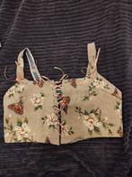 Crop top met korset, Kleding | Dames, Tops, Maat 46/48 (XL) of groter, Nieuw, Ophalen of Verzenden, Zonder mouw