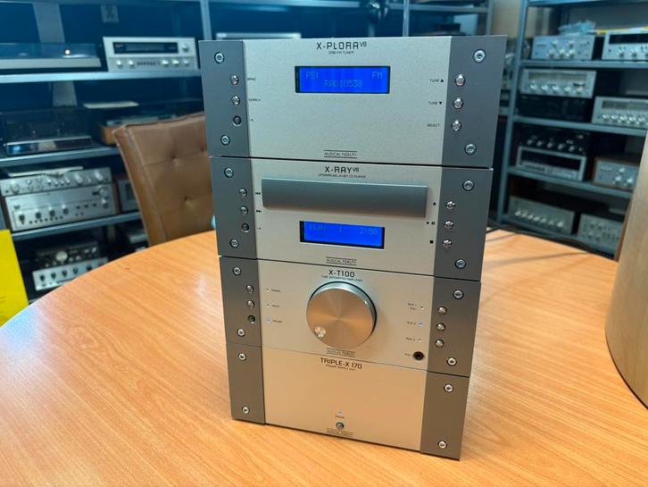 Musical Fidelity X-T100 X-Ray v8 X-Plora v8 en Triple-X 170, Audio, Tv en Foto, Versterkers en Receivers, Zo goed als nieuw, 120 watt of meer