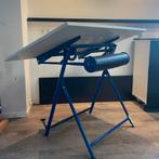Zware professionele architecten-/tekentafel met voetpedaal, Ophalen, Gebruikt