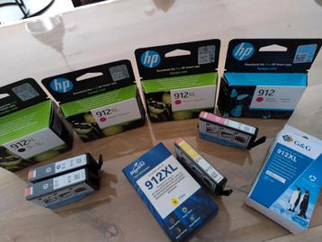 HP 912 Inktcartridges - Diverse Kleuren beschikbaar voor biedingen