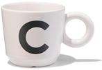 Gezocht: Hema mok letter C, Ophalen of Verzenden, Zo goed als nieuw, Overige stijlen, Kop(pen) en/of Schotel(s)