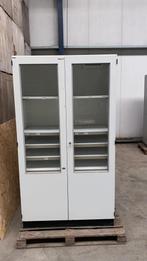Stevige houten vitrinekast, Ophalen, 100 tot 150 cm, 150 tot 200 cm, 25 tot 50 cm