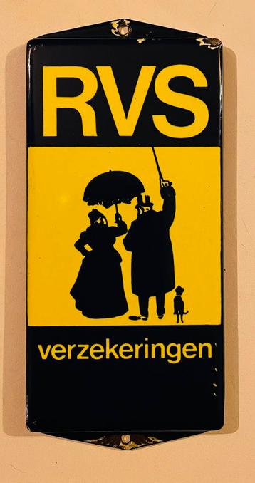 Emaille deurpostje RVS Verzekeringen beschikbaar voor biedingen
