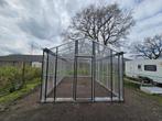 Hobbykas 342x580cm stormvast refurbished incl. Montage, Ophalen, Glas, Zo goed als nieuw, Aluminium