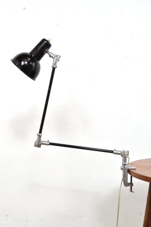 Rijo architectenlamp 1945 werklamp bureaulamp klemlamp, Huis en Inrichting, Lampen | Tafellampen, Gebruikt, Ophalen of Verzenden