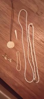 Antiek Ivoor Sieraden Set - 1920+, Sieraden, Tassen en Uiterlijk, Kettingen, Ophalen of Verzenden, Overige materialen