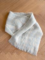Donegal, handgeweven warme wollen sjaal, lichtblauw-wit, Kleding | Dames, Mutsen, Sjaals en Handschoenen, Maat 42/44 (L), Ophalen of Verzenden