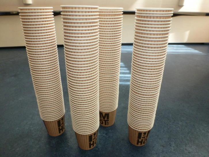 NIEUW 12 x 50 kleine expresso kartonnen koffiebekers, Huis en Inrichting, Keuken | Keukenbenodigdheden, Nieuw, Ophalen of Verzenden